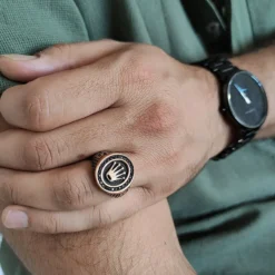 انگشتر مردانه طلاروس پادشاه