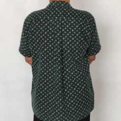 پیراهن مردانه لینن سبز ترمه