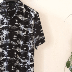 پیراهن مردانه هاوایی مشکی