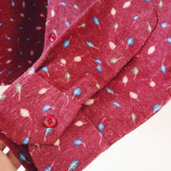 پیراهن لینن مردانه آستین بلند برگ