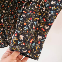 پیراهن لینن مردانه آستین بلند مشکی